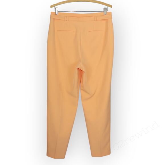 Sz 8 WHBM Fluid PantSuit Blazer + Belted Tapered Ankle Pant RayofLight - Picture 14 of 14